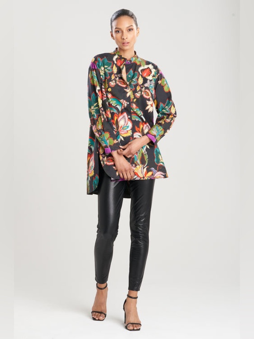Natori Sayuri Cotton Poplin Oversized Shirt (Price is Firm)